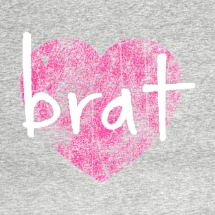 brat <3 heart T-Shirt